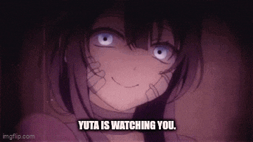 Yandere Watching Yuta GIF