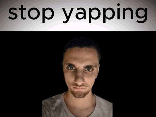 Yapping Mogged GIF