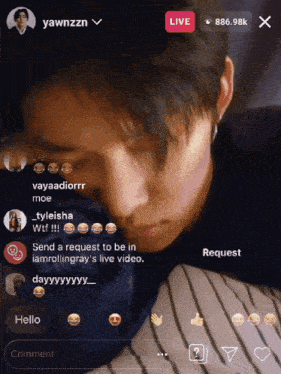 Yawnzzn Snoring Instagram Live GIF