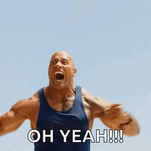 Yay Screaming GIF. This 498 x 498 animated GIF is part of our oh yeah collection. Related themes include excited, screaming, the rock. Created by Beatdaddy…