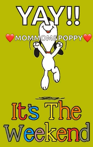 Yay Yay It’s The Weekend GIF