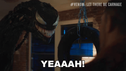 Yeaaah Venom GIF. This 498 x 280 animated GIF is part of our venom collection. Related themes include oh yeah, yup. Created by venommovie. View the original…