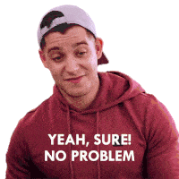 Yeah Sure No Problem Tristan Sticker