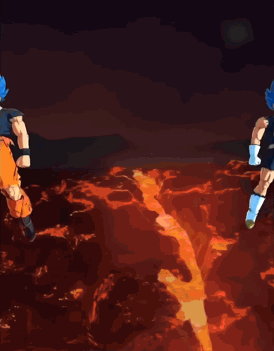 Yel Gogeta Yel Gogeta Blue GIF