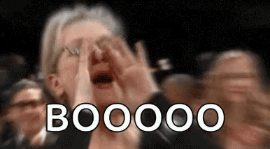 Yelling Meryl Streep GIF