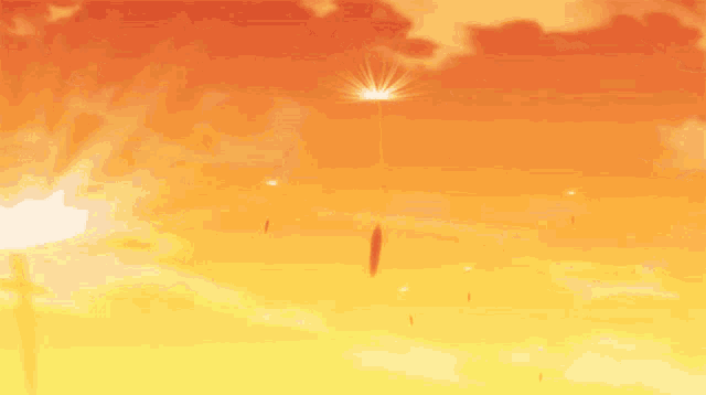 Yellow Anime Wallpaper Orange Anime Wallpaper GIF