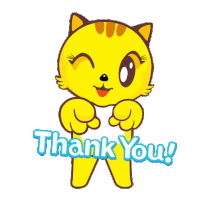 Yellow Cat Sticker