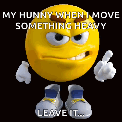 Yellow Emoji No No Emotiguy GIF