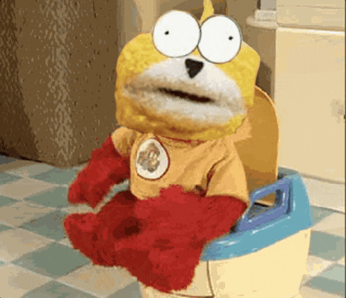 Yellow Poop GIF