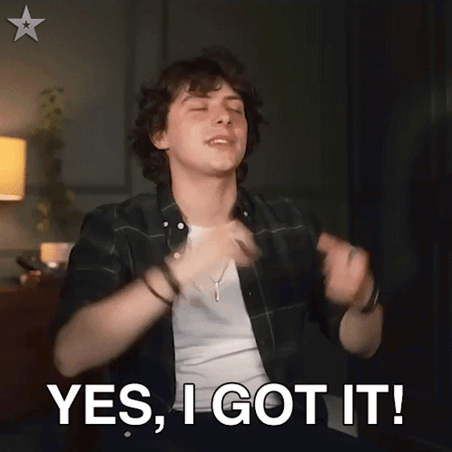 Yes I Got It Yes Matteo Fraziano GIF