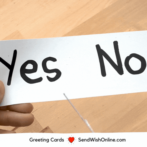 Yes No GIF