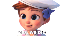 Yes We Did Tina Templeton Sticker