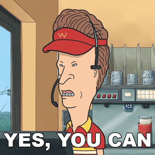 Yes You Can Butt-head GIF