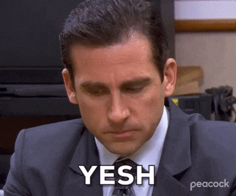 Yesh The Office GIF
