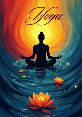 Yoga Poses Lotus GIF