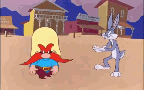 Yosemite Sam Bugs Bunny GIF