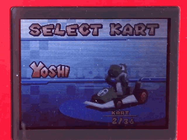 Yoshi Mario Kart GIF