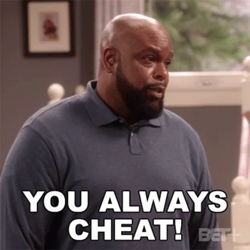 You Always Cheat Terry Carson GIF
