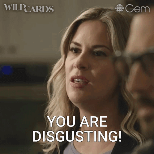 You Are Disgusting Detective Yates GIF