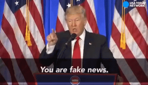 You Are Fake News Donald Trump GIF