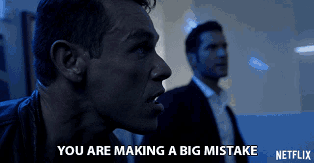 You Are Making A Big Mistake Lucifer Morningstar GIF