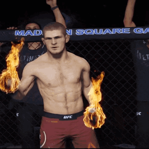 You Are On Fire Khabib Time GIF