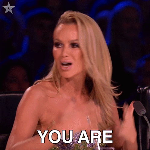 You Are Unbelievable Amanda Holden GIF