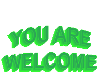 You Are Welcome My Pleasure Sticker