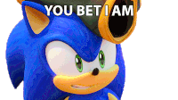 You Bet I Am Sonic The Hedgehog Sticker