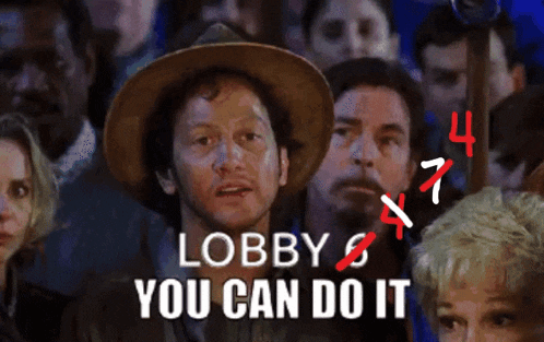 You Can Do It Lobby 6 No 4 No 7 No 4 GIF