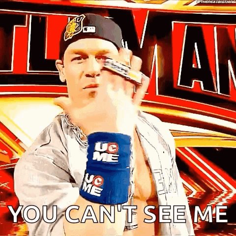 You Can'T See Me GIF. This 480 x 480 animated GIF is part of our john cena you cant see me collection. Created by HwaRyu. View the original animation, share…