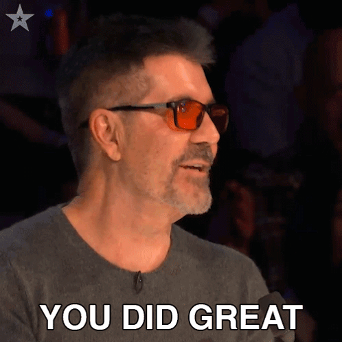 You Did Great Simon Cowell GIF
