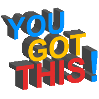 You Got This You Can Do It Sticker