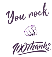 You Guys Rock Tu Vales Sticker