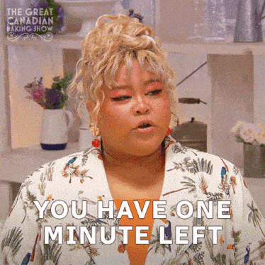 You Have One Minute Left Ann Pornel GIF