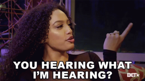 You Hearing What Im Hearing Asking GIF. This 498 x 280 animated GIF is part of our hearing aid collection. Created by HustleInBrooklyn. View the original…