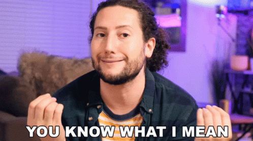 You Know What I Mean Nicola Foti GIF