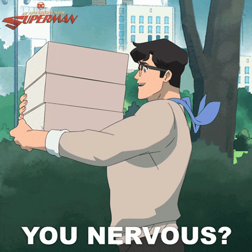 You Nervous Clark Kent GIF