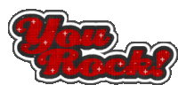 You Rock Good Job Sticker