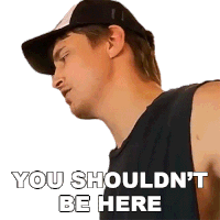 You Shouldnt Be Here Danny Mullen Sticker