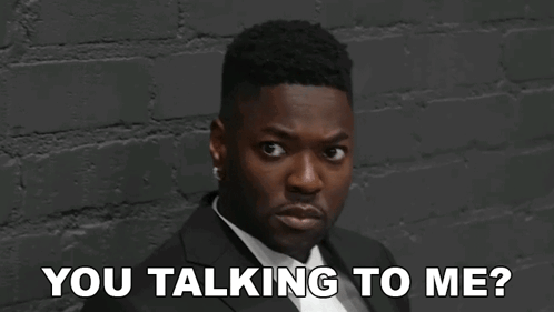 You Talking To Me Mark Philips GIF