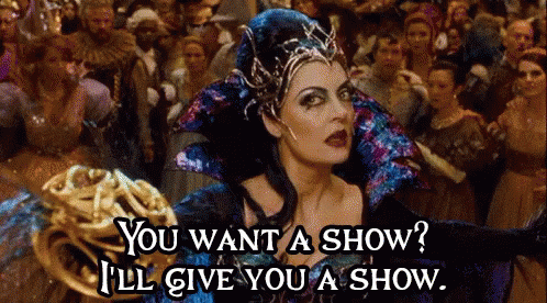 You Want A Show? I'Ll Give You A Show. GIF. This 498 x 276 animated GIF is part of our susan sarandon collection. Related themes include disney, drama…
