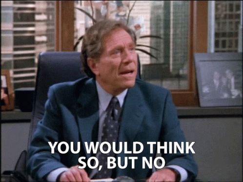 You Would Think So But No George Segal GIF. This 498 x 373 animated GIF is part of our i award you no points collection. Related themes include no, nope…