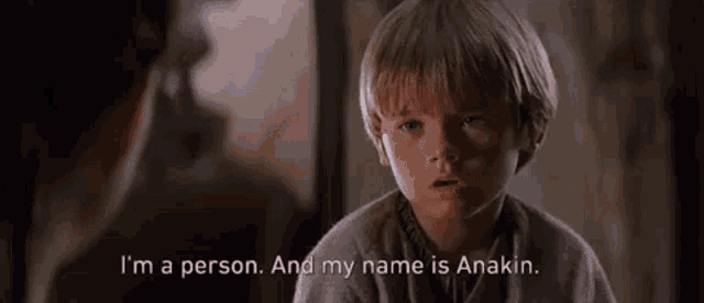 Young Anakin Skywalker GIF