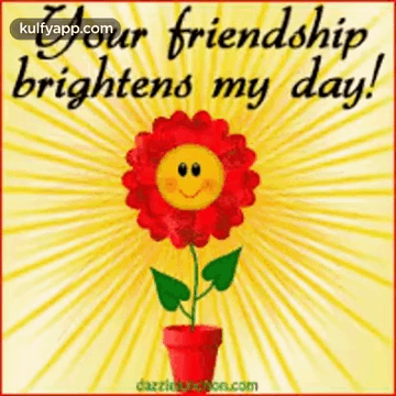 Your Friendship Brightens My Day.Gif GIF
