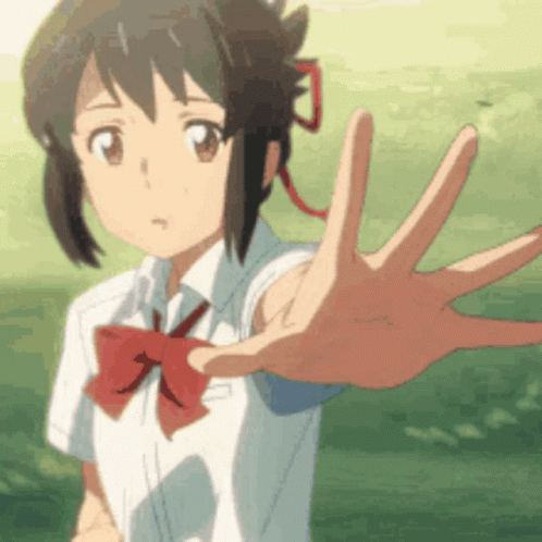 Your Name Couple Mitsuha Miyamizu GIF