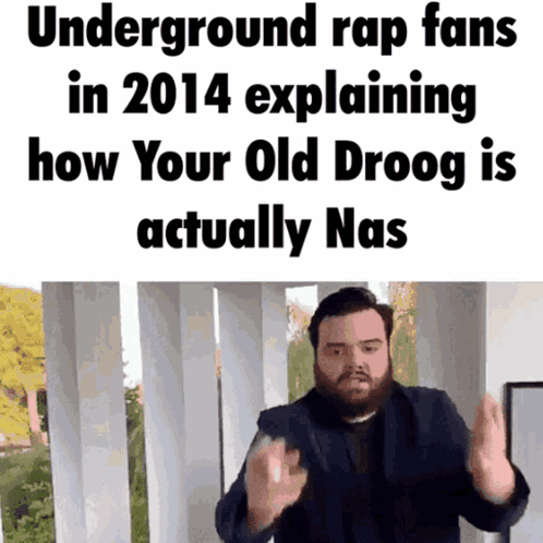 Your Old Droog Nas GIF. This 498 x 498 animated GIF is part of our nas collection. Created by joinforcookie. View the original animation, share it, or…