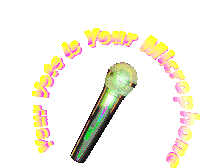 Your Vote Is Your Microphone Microphone Sticker