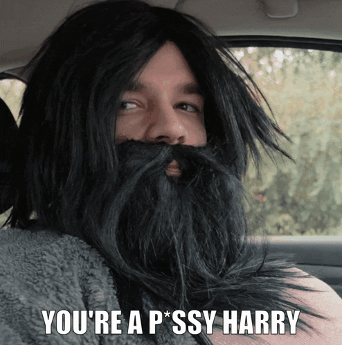 You'Re A Pssy Harry Meme GIF. This 494 x 498 animated GIF is part of our hagrid collection. Related themes include car, harry potter, meme. Created by…