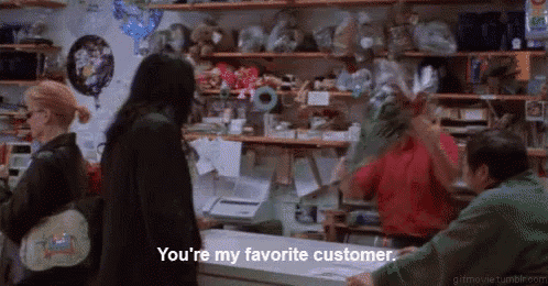 You'Re My Favorite Customer - The Room GIF